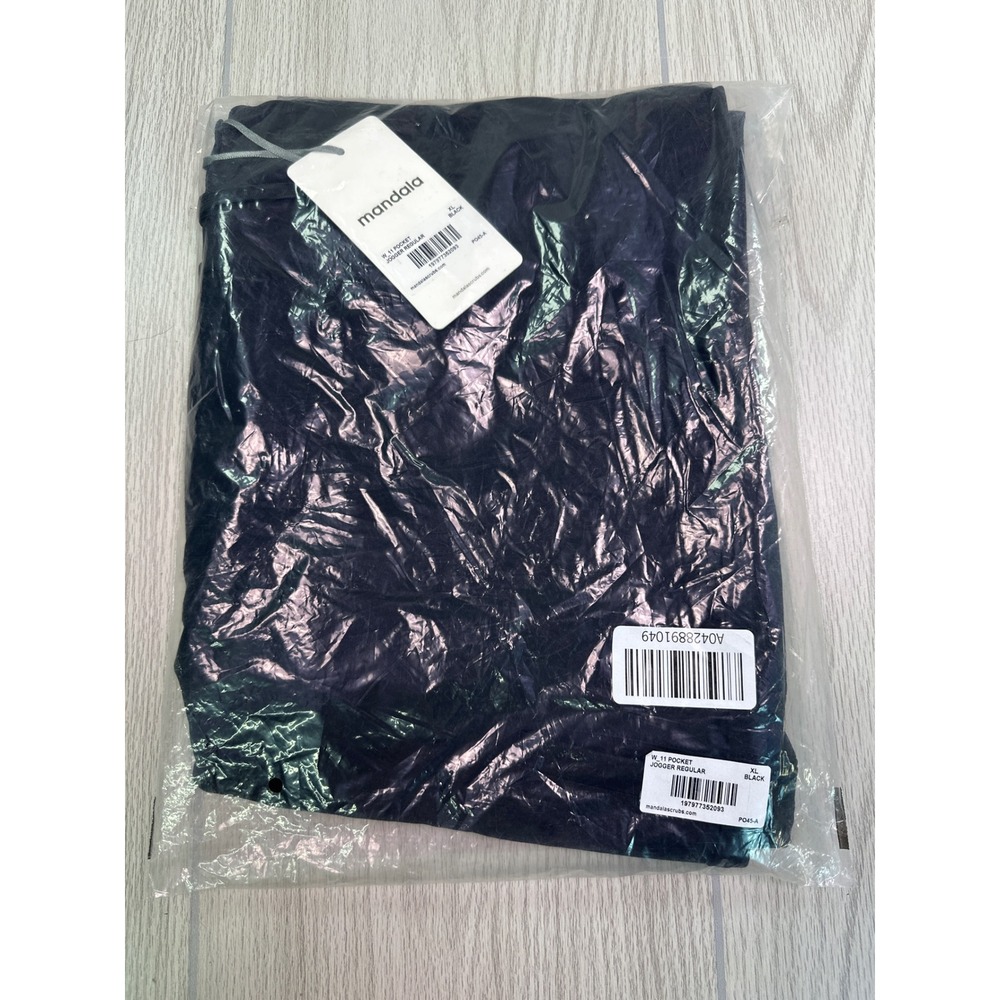 Mandala W_11 Pocket Jogger Regular Black Scrubs Equa-Tek XL NEW - Picture 8 of 9